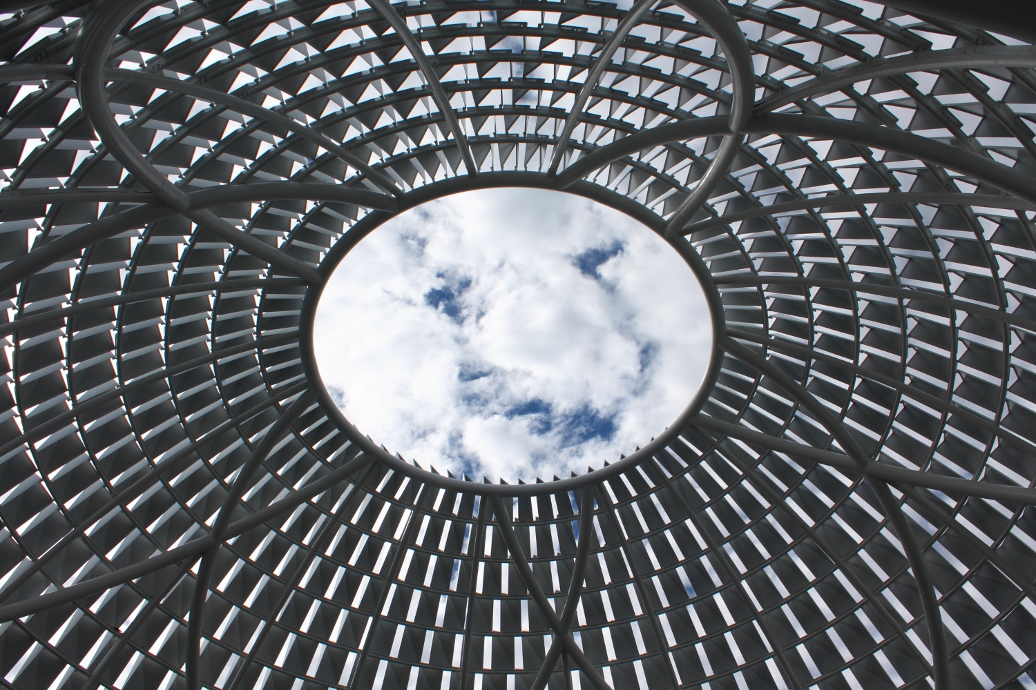 Skylight above the space