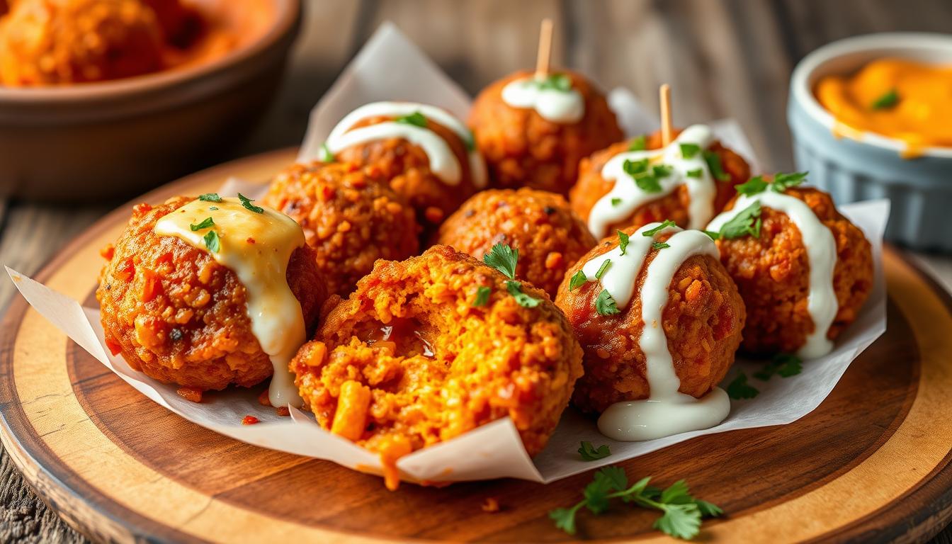 Hot cheetos boudin balls