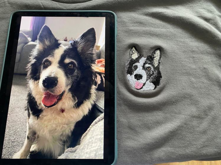 Personalised pet item from Threads