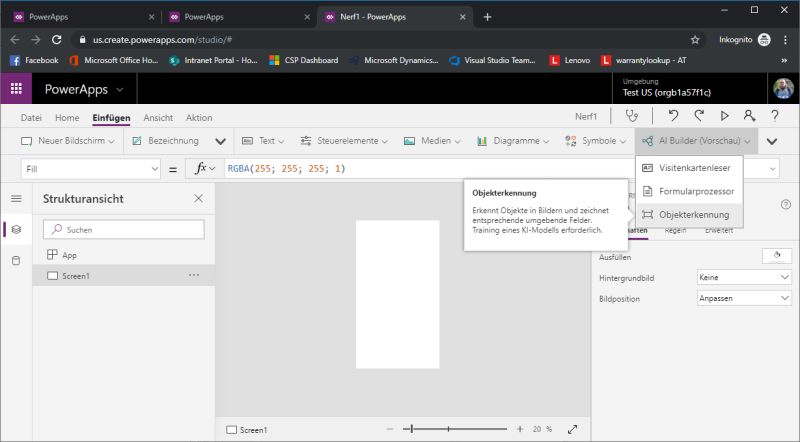 Ai Object Detection In Power Apps - Professional Abstract Illustration - HD