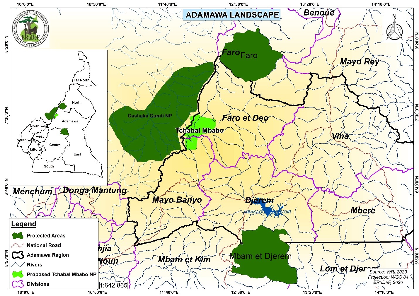 Adamawa Highlands Map ADAMAWA 2 