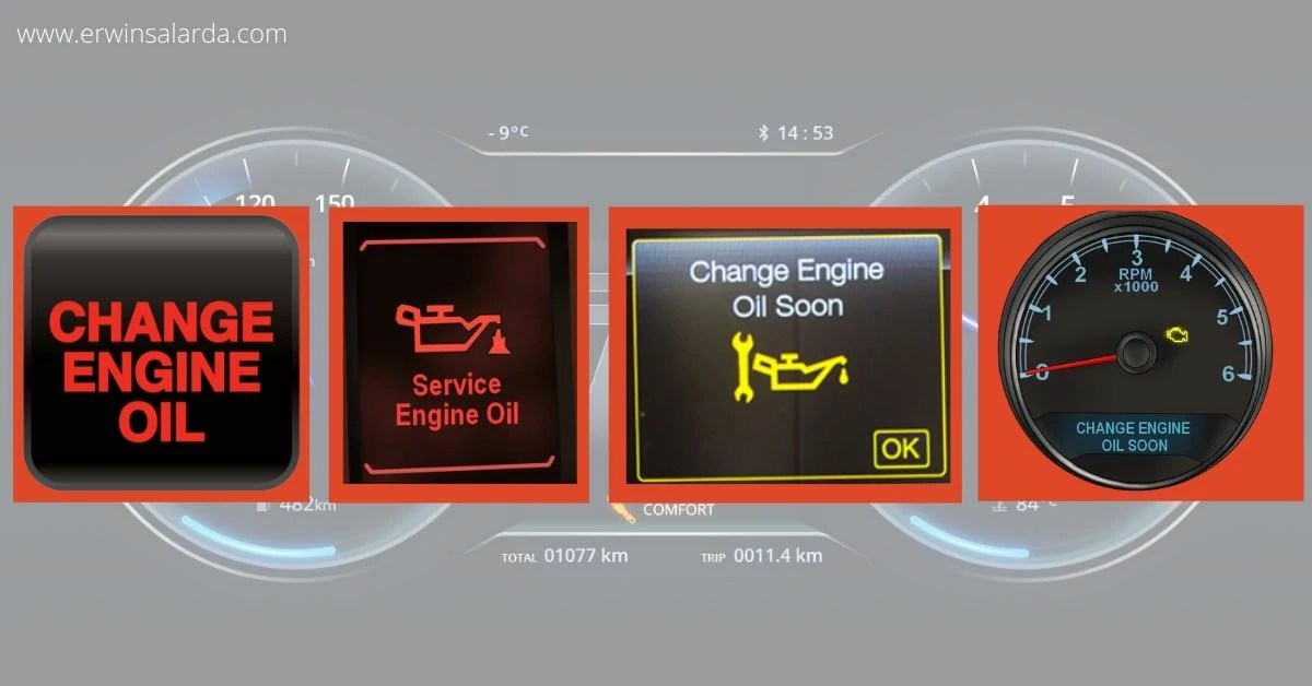 Change ENGINE OIL Dashboard Light