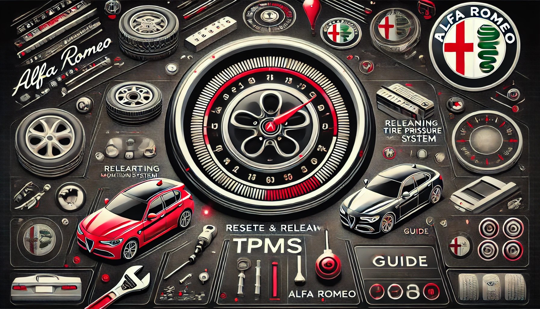 ALFA ROMEO tpms relearn