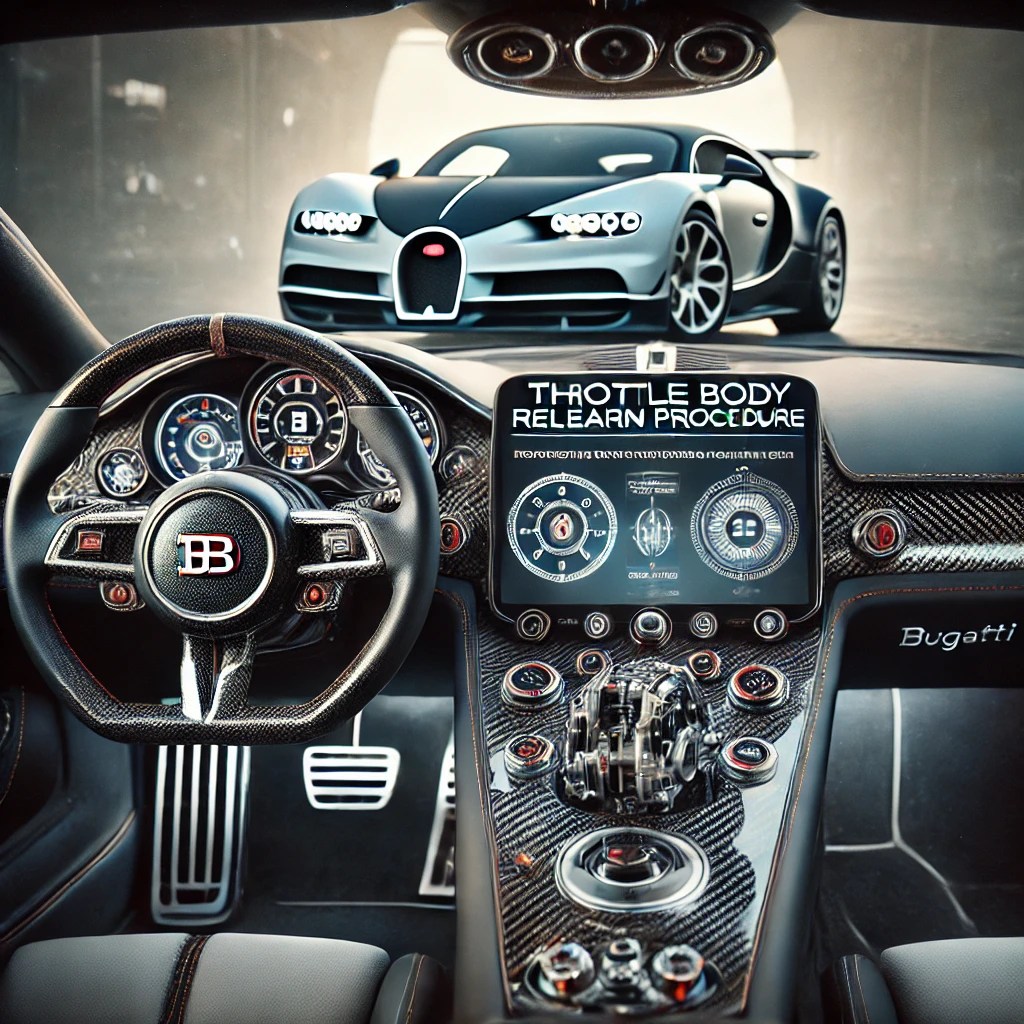 Bugatti throttle relearn