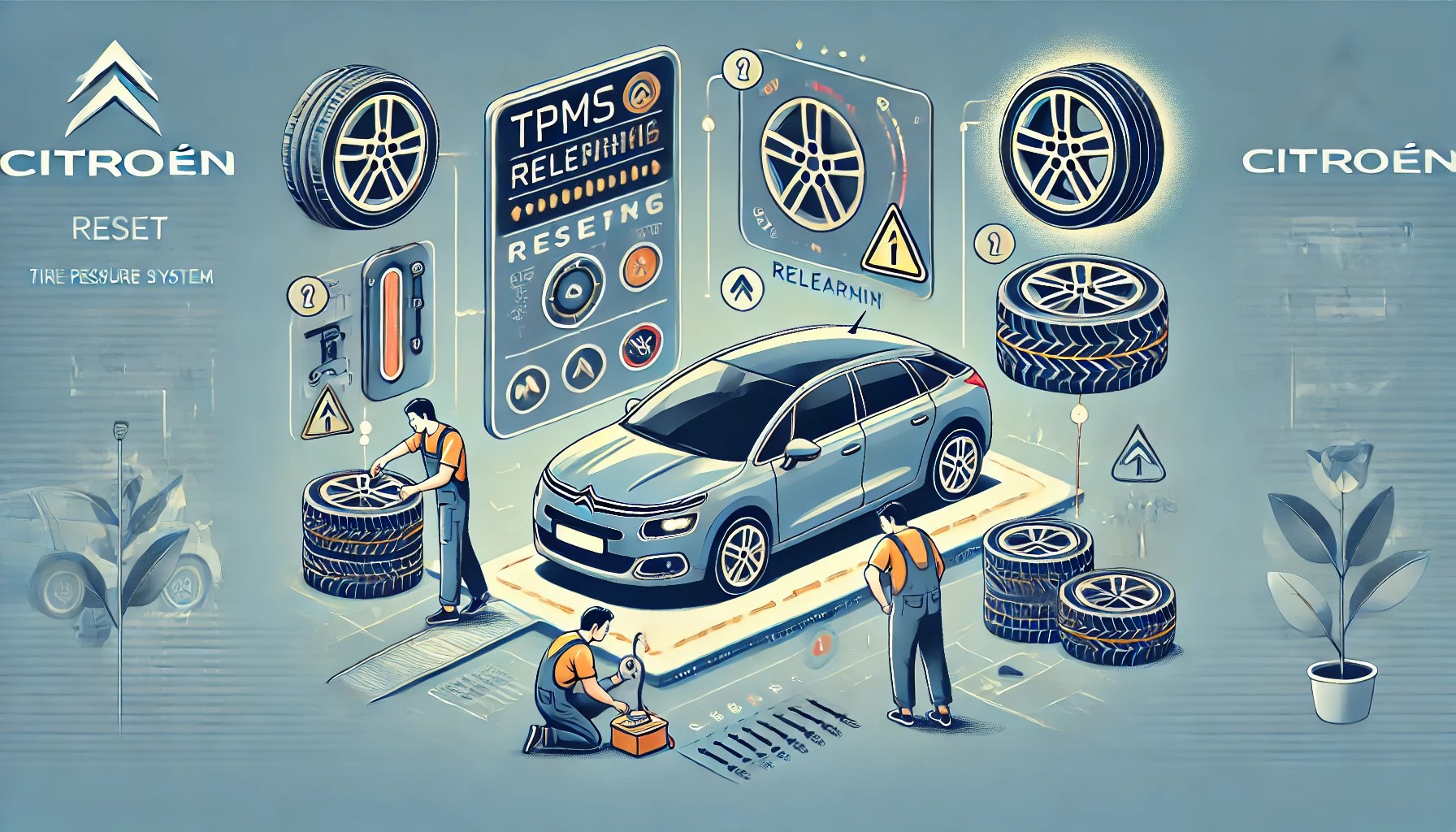 CITROEN tpms reset
