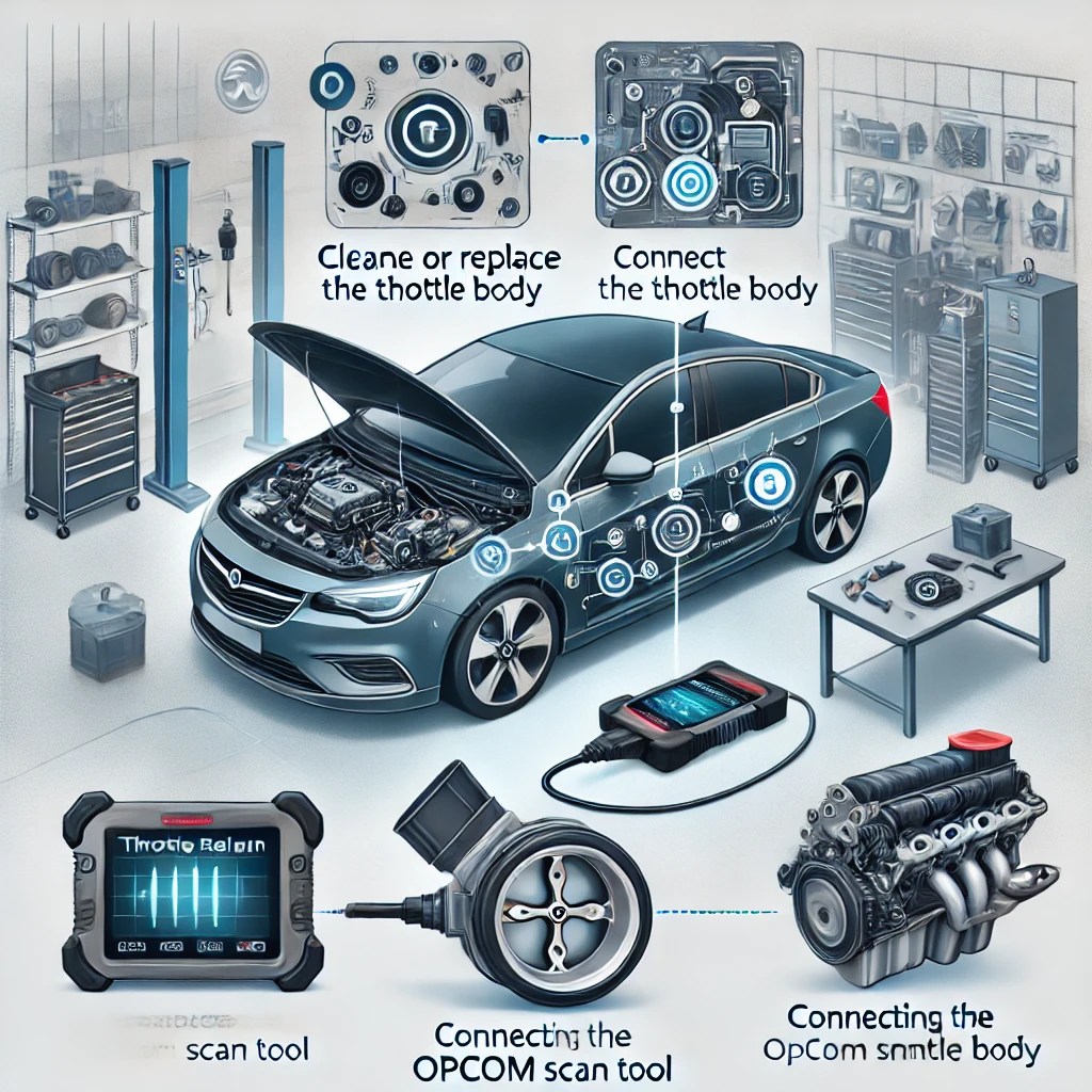 Vauxhall throttle relearn