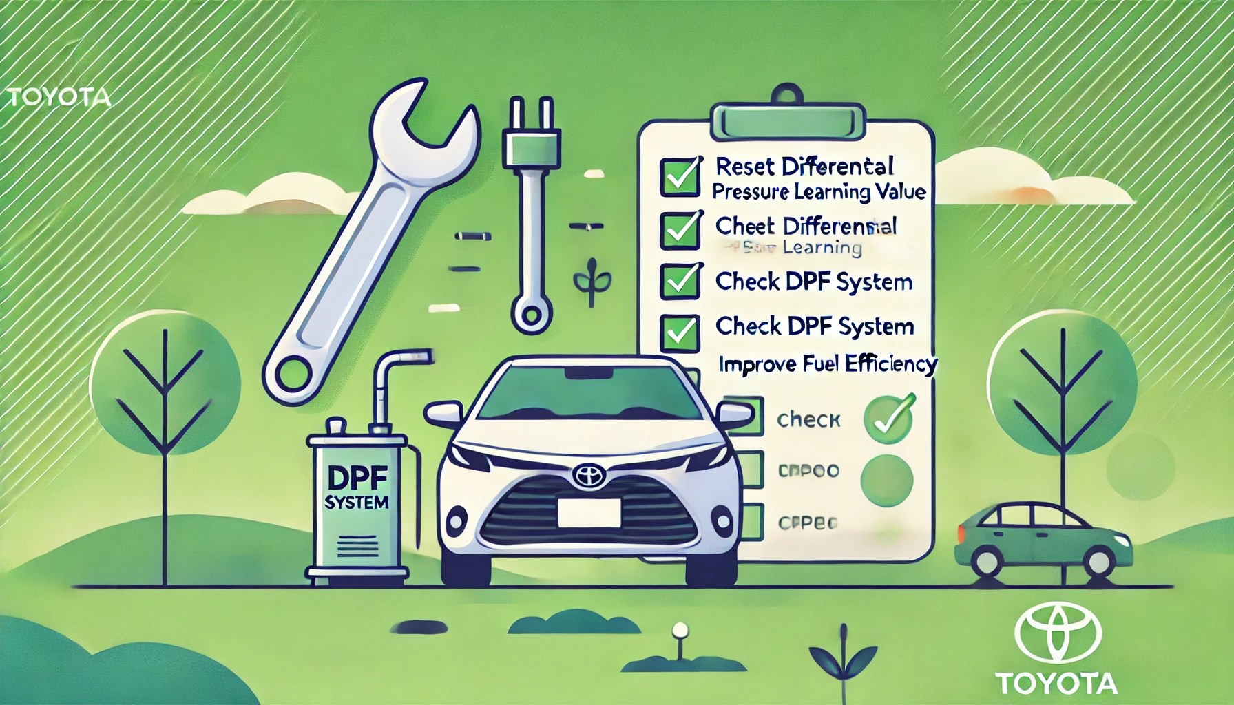 Reset Toyota's Differential Pressure Learning