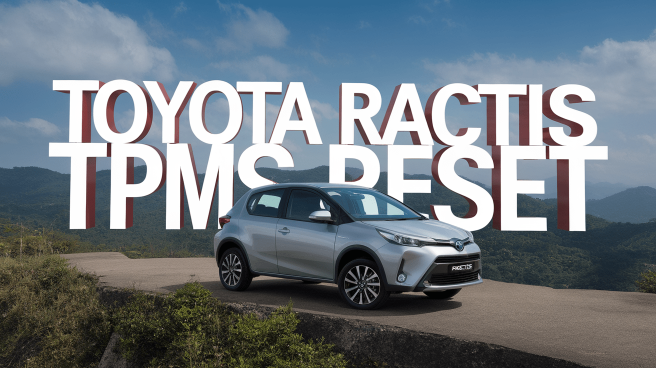 Toyota Ractis tpms reset