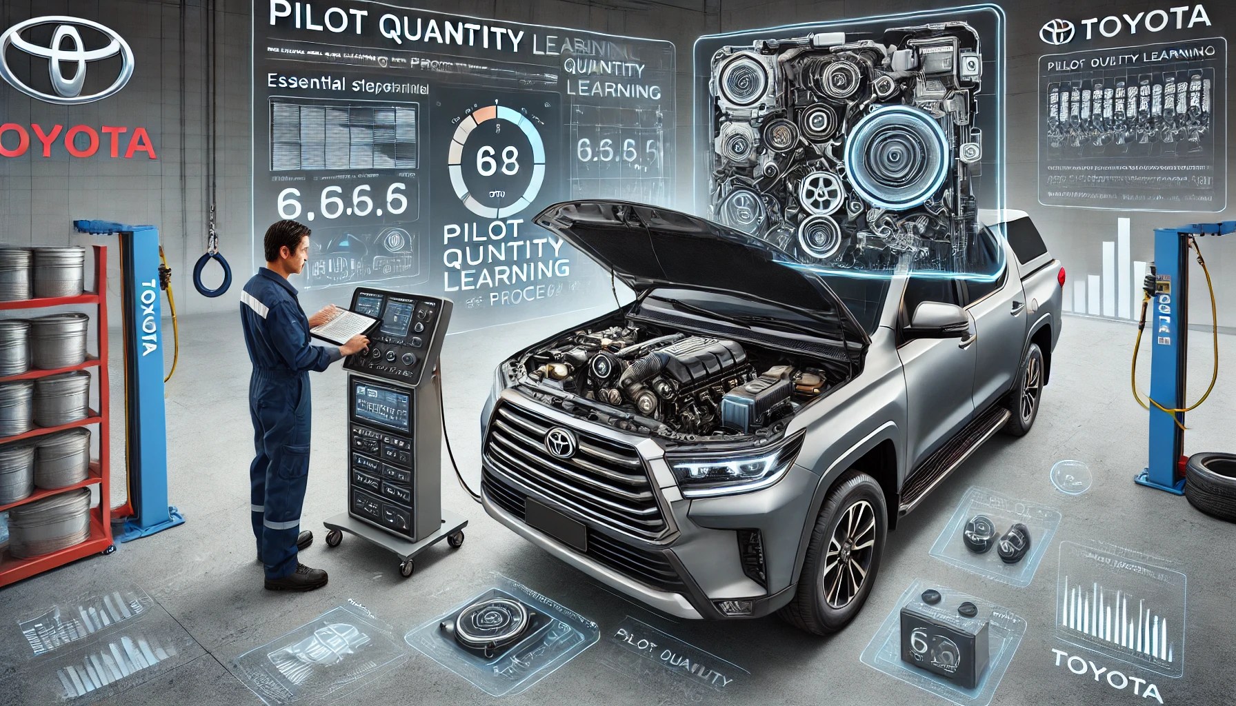 How to Perform Toyota's Pilot Quantity Learning Process 1 mechanic performed pilot quantity process