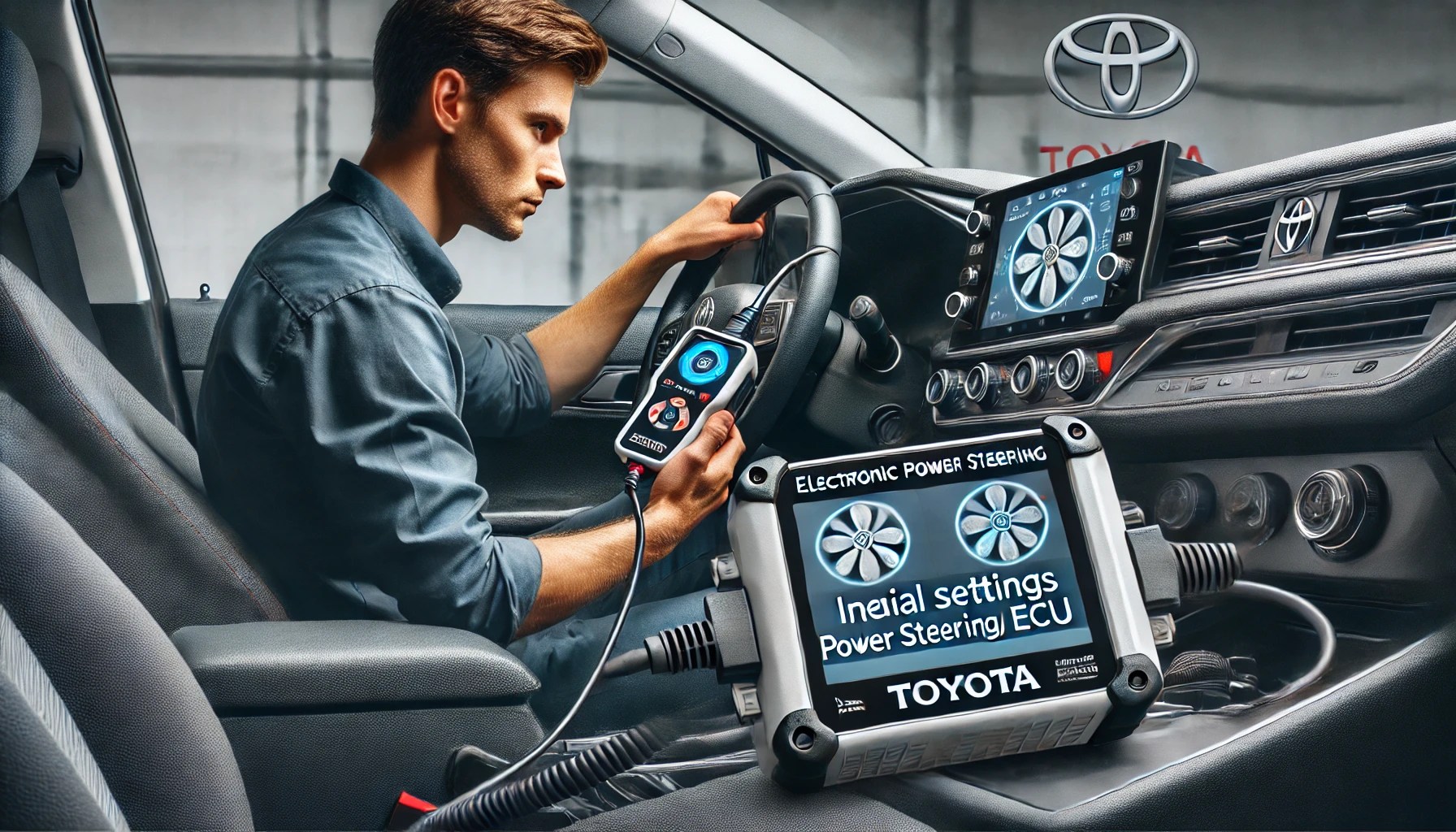 mechanic set the initial settings Electronic Power Steering