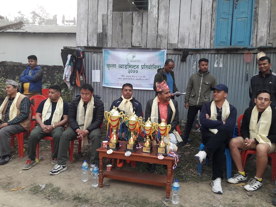 सिन्धुलीमा खुला व्याडमिन्टन प्रतियोगिता सुरु