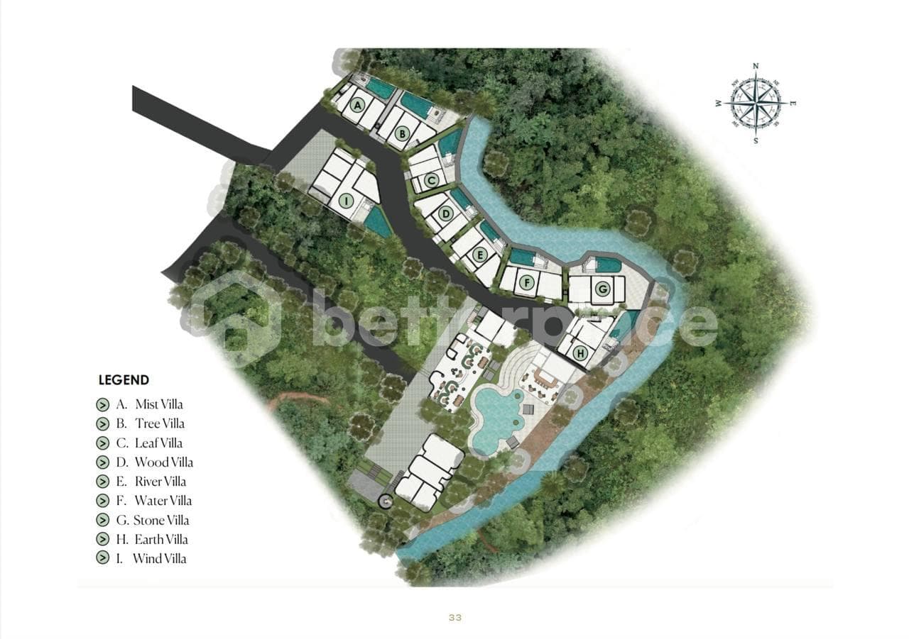 2 Years Guarantee Income: Stunning Apartment 1 Bedroom with Captivating River View for Sale Leasehold in Canggu