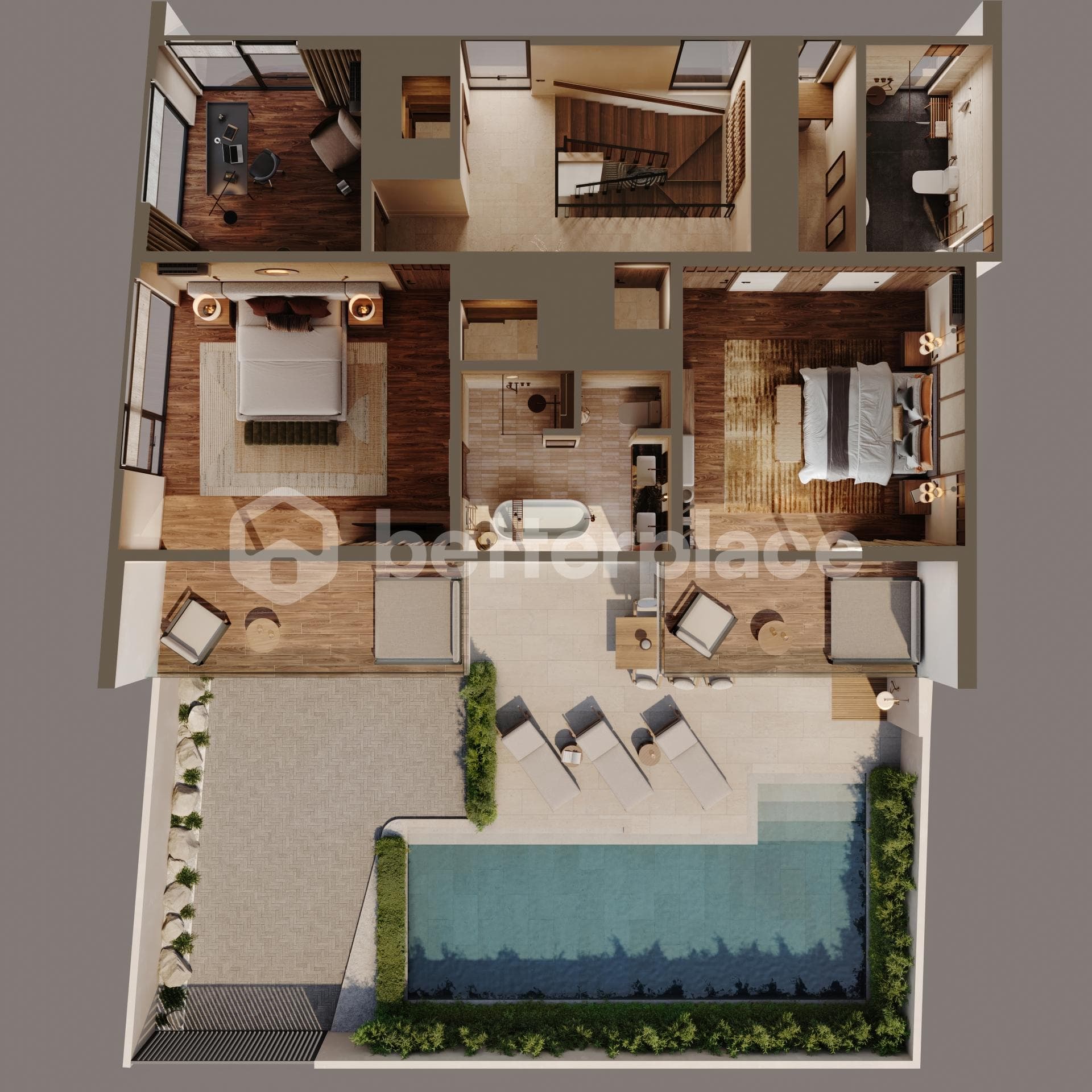 Elegant Coastal Living Redefined – A Sophisticated Two-Bedroom Villa Just Minutes from Kedungu Beach in a Serene Tropical Setting
