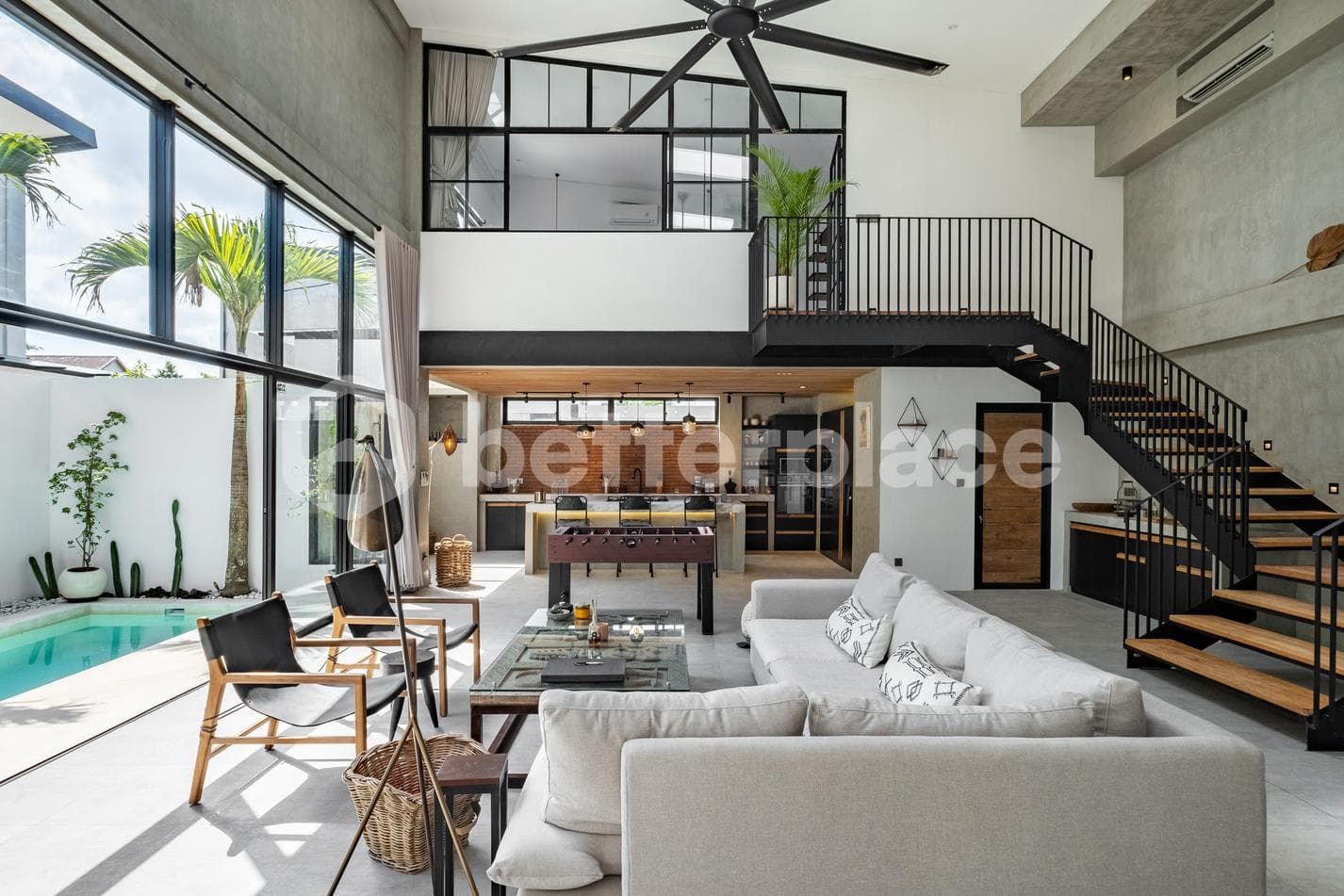 A Contemporary Minimalist Design, 3 Bedroom Villa in Berawa Walking Distance to The Beach