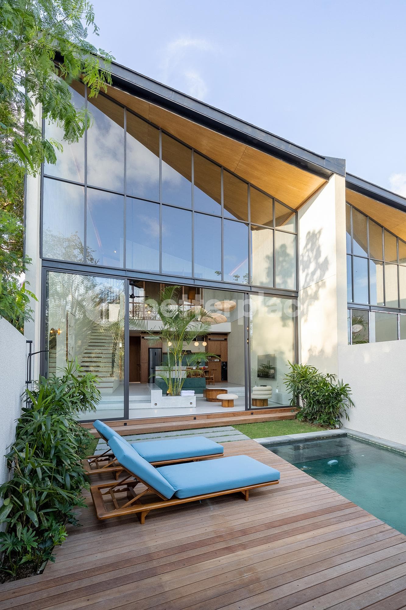 Tropical Modern Interior Concept, Two Bedroom Villa in Jimbaran