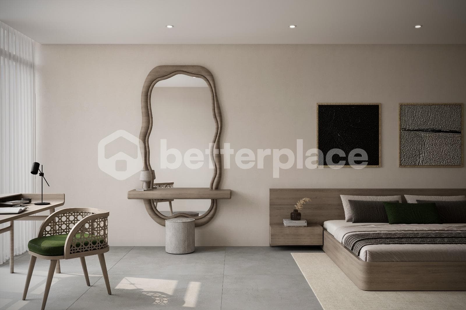 Modern Loft-Style Villa in Quiet North Canggu – 1 Bedroom with Premium Amenities