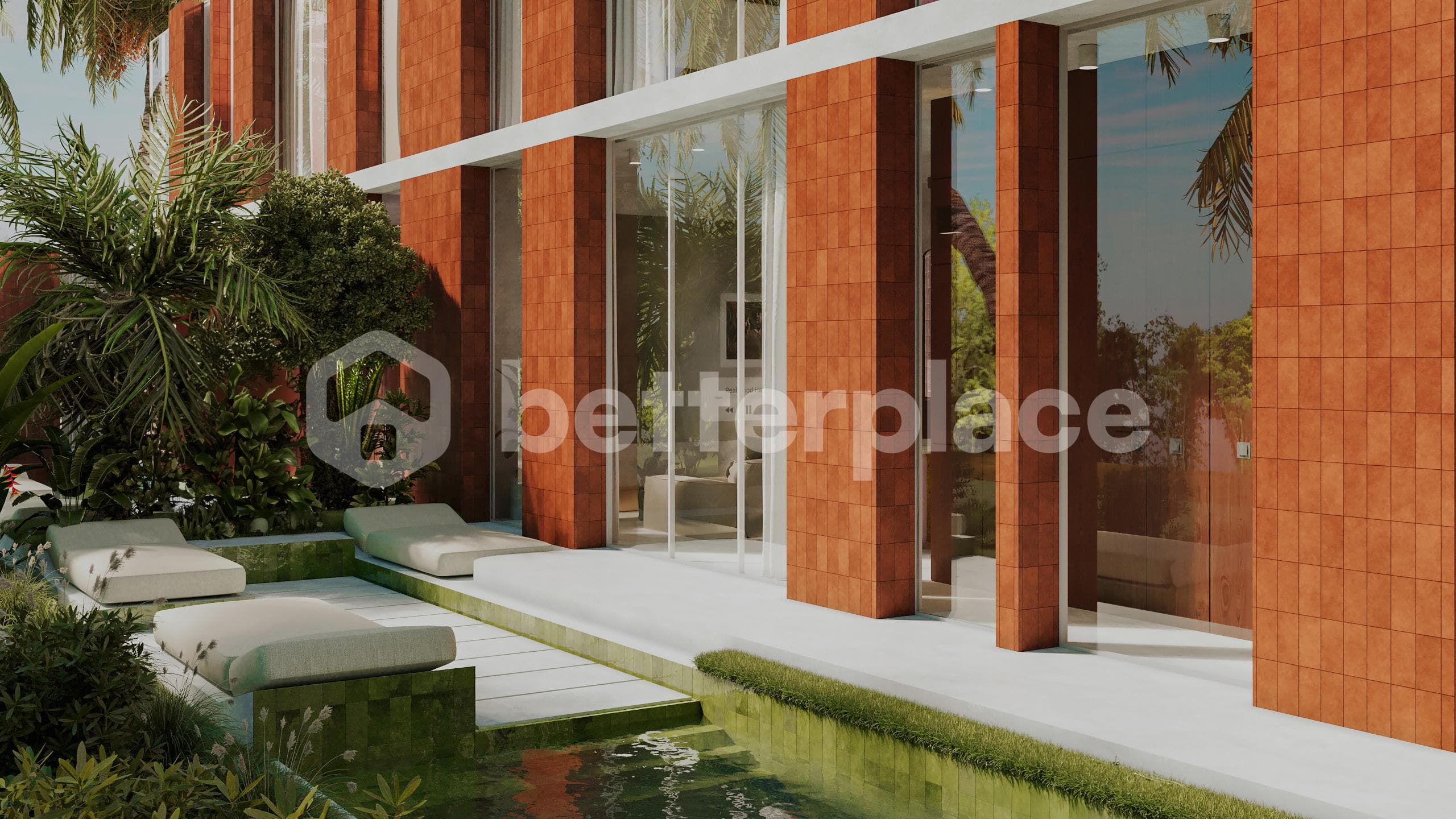 Modern Terracotta Style Leasehold Townhouse 3 Bedrooms in Ubud