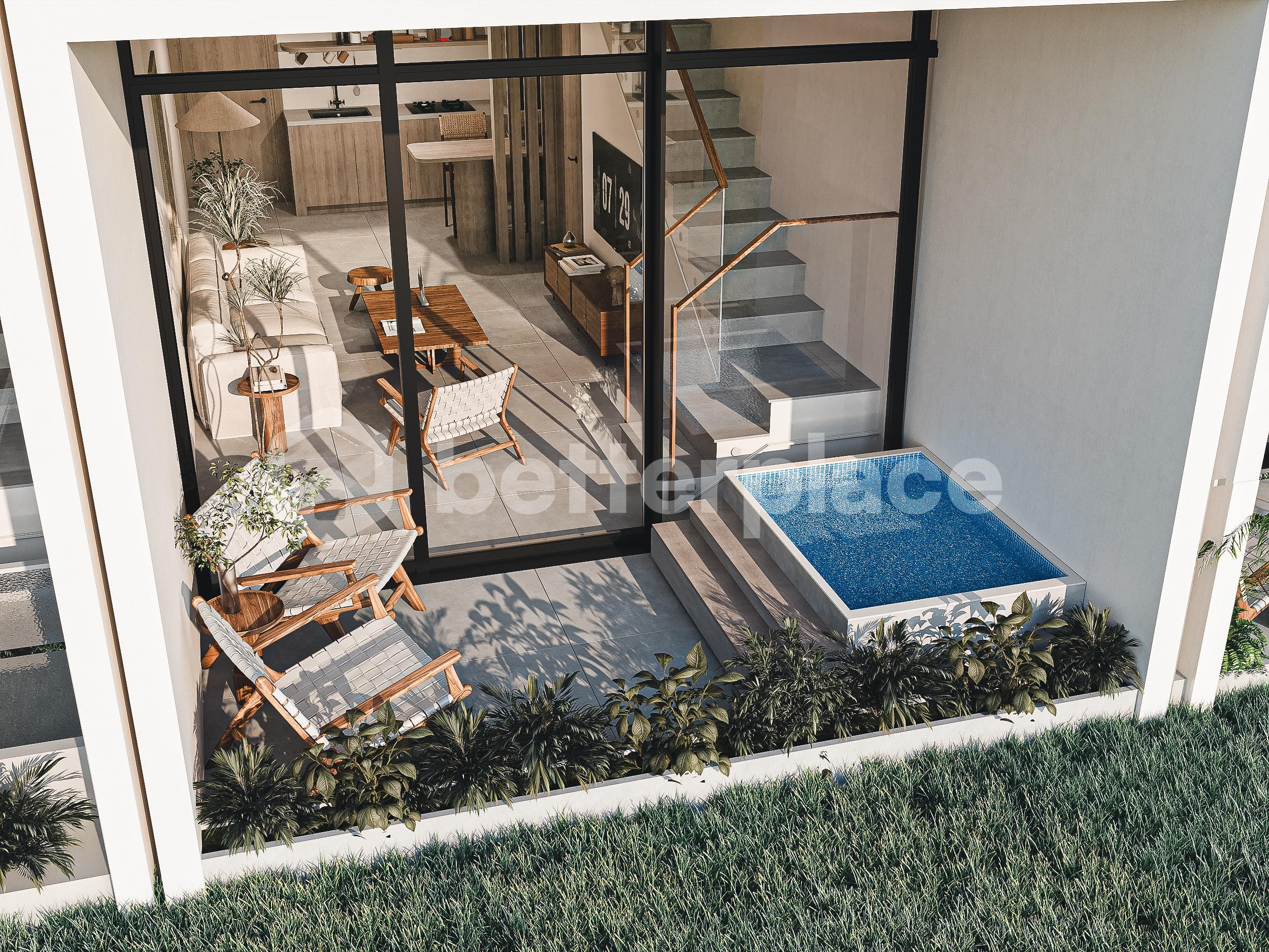 Modern Loft-Style Villa in Quiet North Canggu – 1 Bedroom with Premium Amenities
