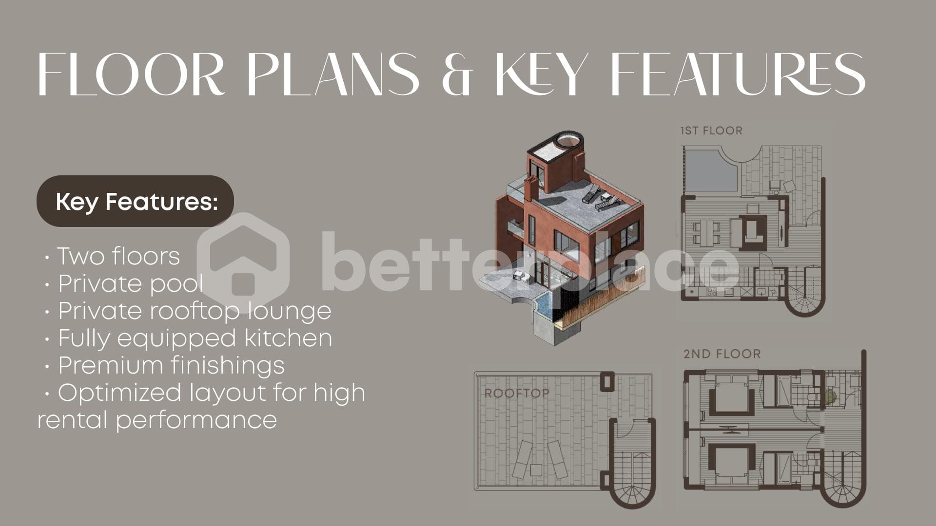Panoramic Leasehold Villas with Rooftop Ocean Views in Pandawa