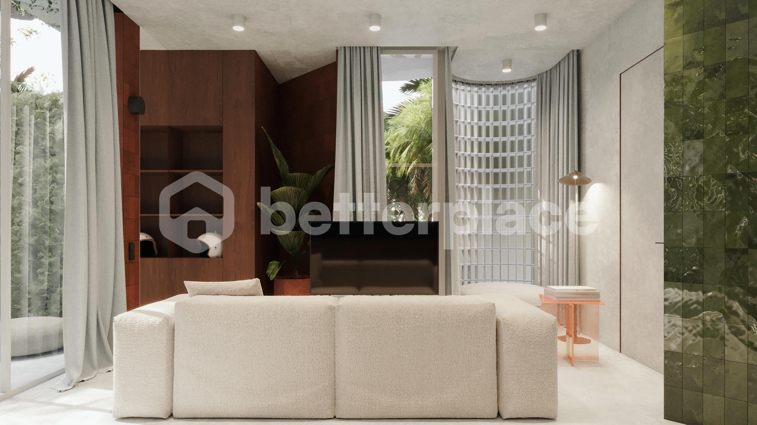 Unique Terracotta Style Leasehold Townhouse with Enclosed Living in Ubud