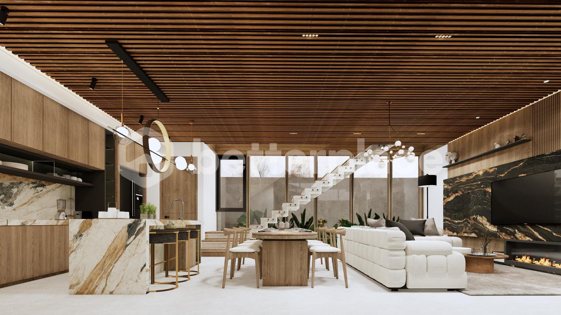 Contemporary 3 Bedroom Villa in Babakan, A Harmonious Blend of Modernity