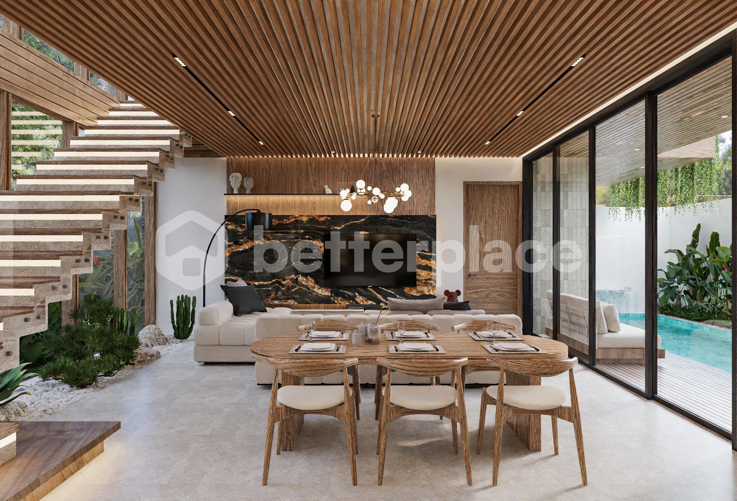 Contemporary 3 Bedroom Villa in Babakan, A Harmonious Blend of Modernity