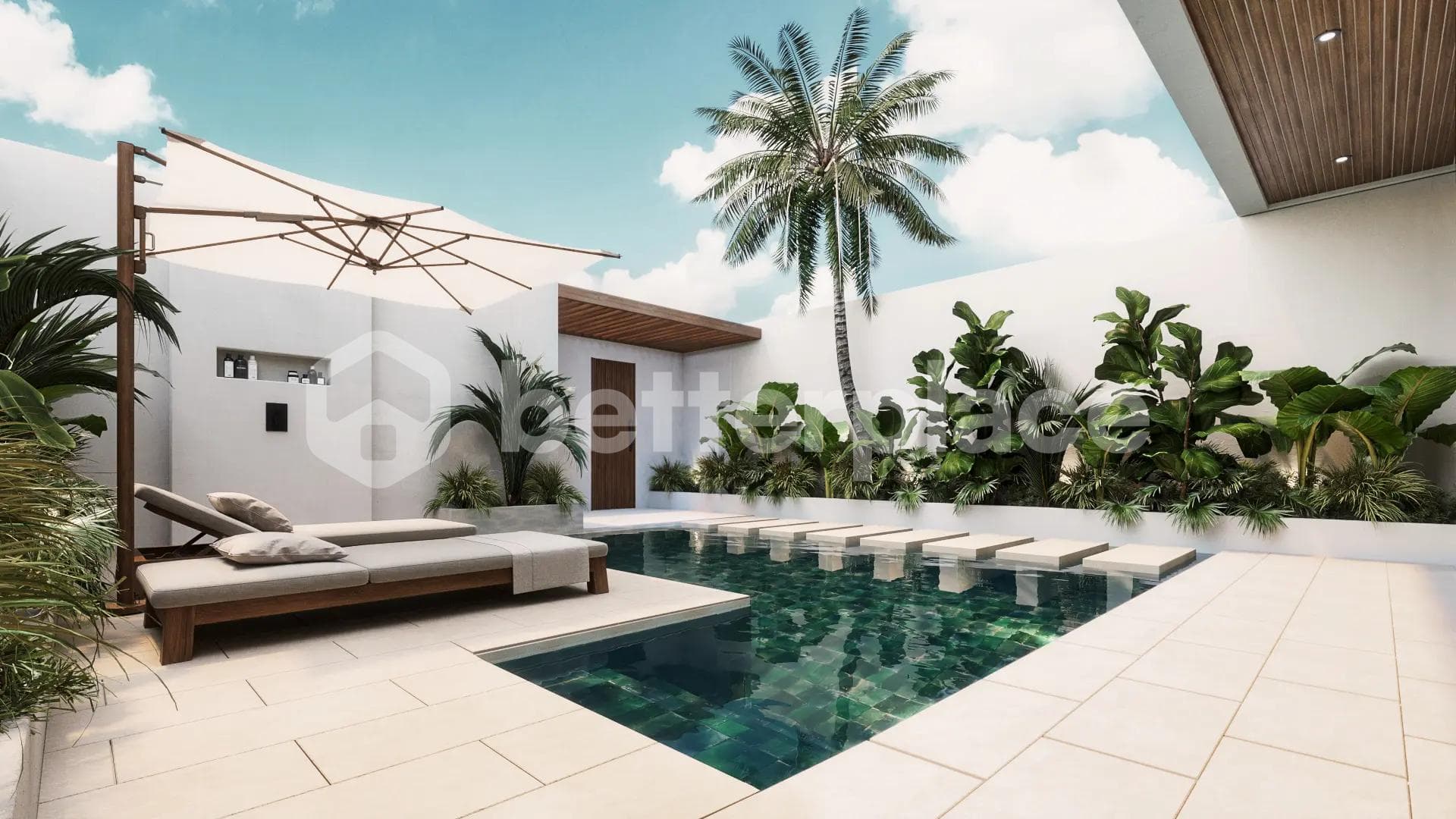 Compact Luxury in Uluwatu: 2-Bedroom Villa with Modern Japandi Design