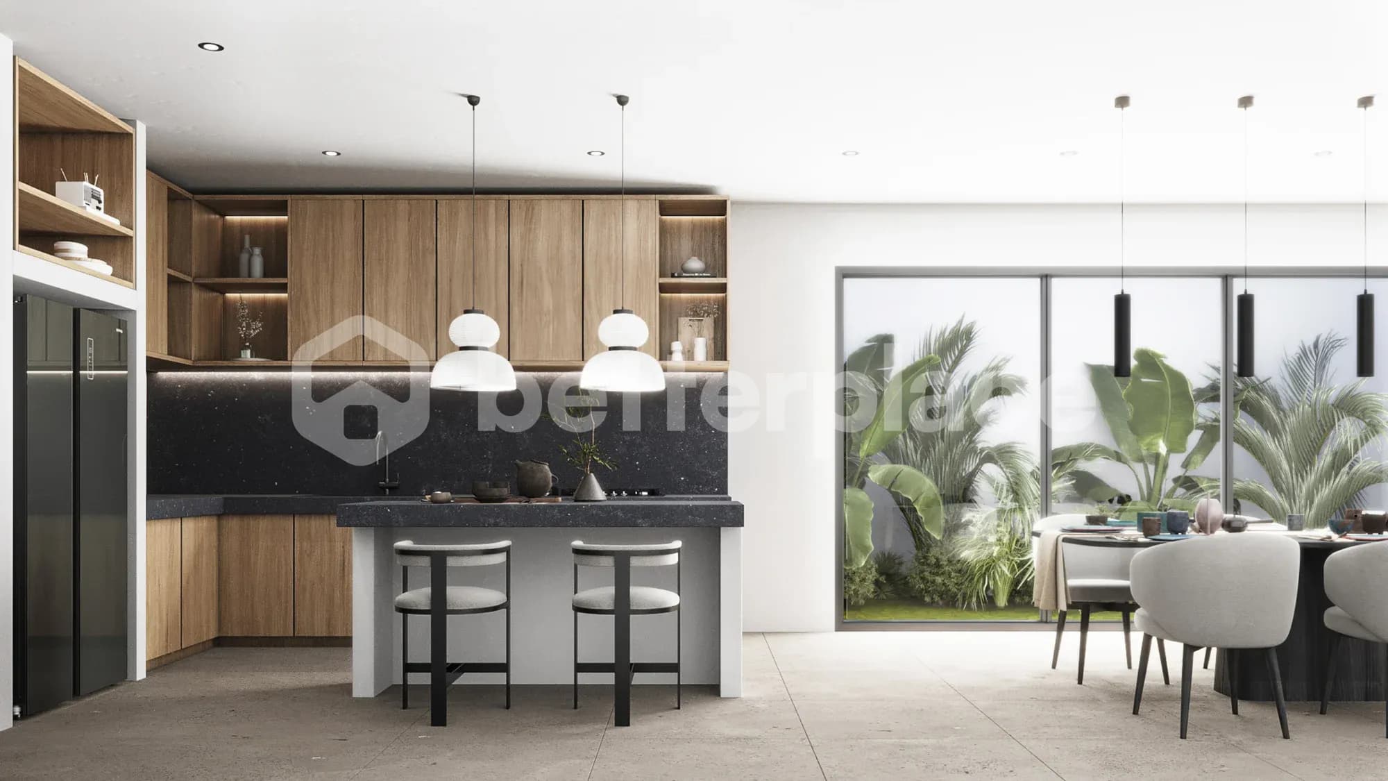 Japandi Elegance Above the Waves: Spacious 3-Bedroom Villa in Uluwatu