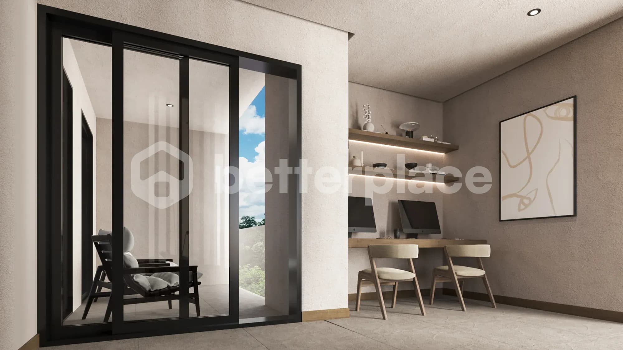 Japandi Elegance Above the Waves: Spacious 3-Bedroom Villa in Uluwatu