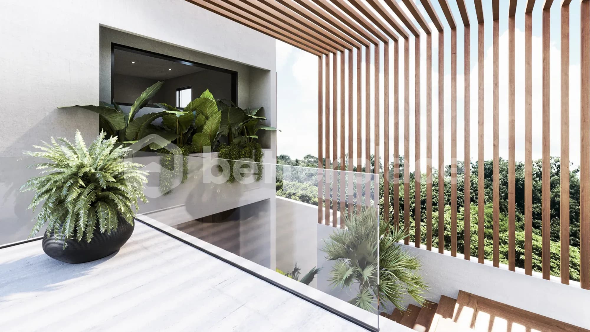 Japandi Elegance Above the Waves: Spacious 3-Bedroom Villa in Uluwatu