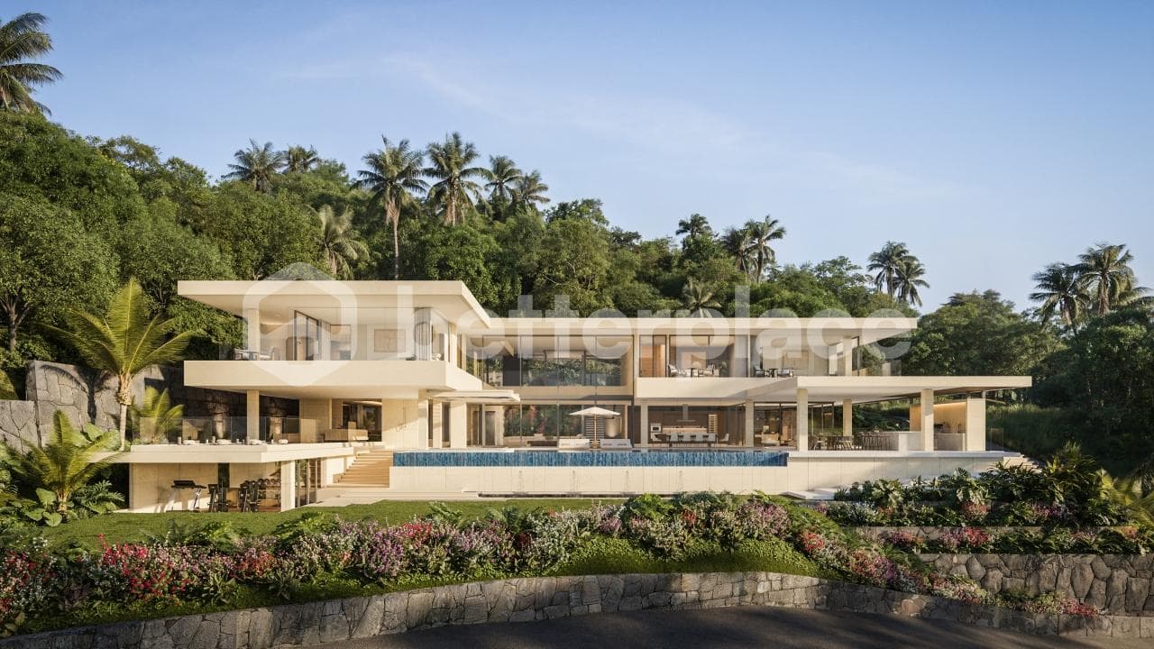 A Masterpiece of Contemporary Island Architecture Offering Unparalleled Privacy 4-Bed Villa, Endless Ocean Views, and Refined Tropical Elegance