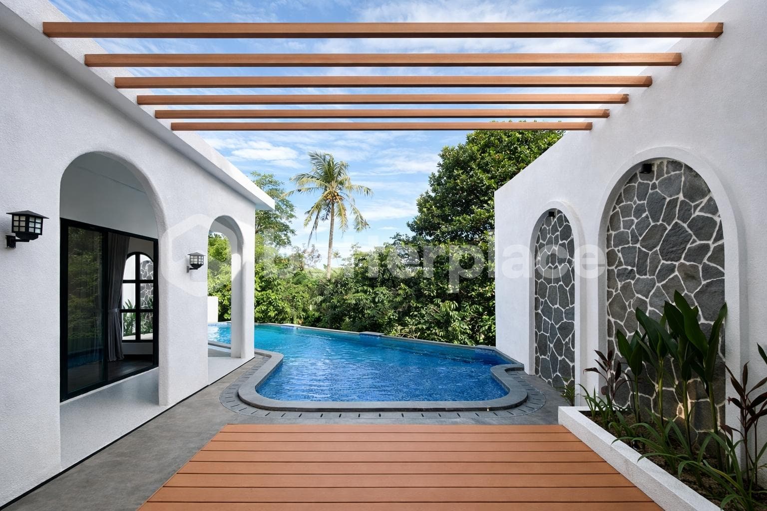 Luxurious Living in Bali: Your Private Infinity Pool Leasehold 3-Bed Villa with Ricefield View Awaits