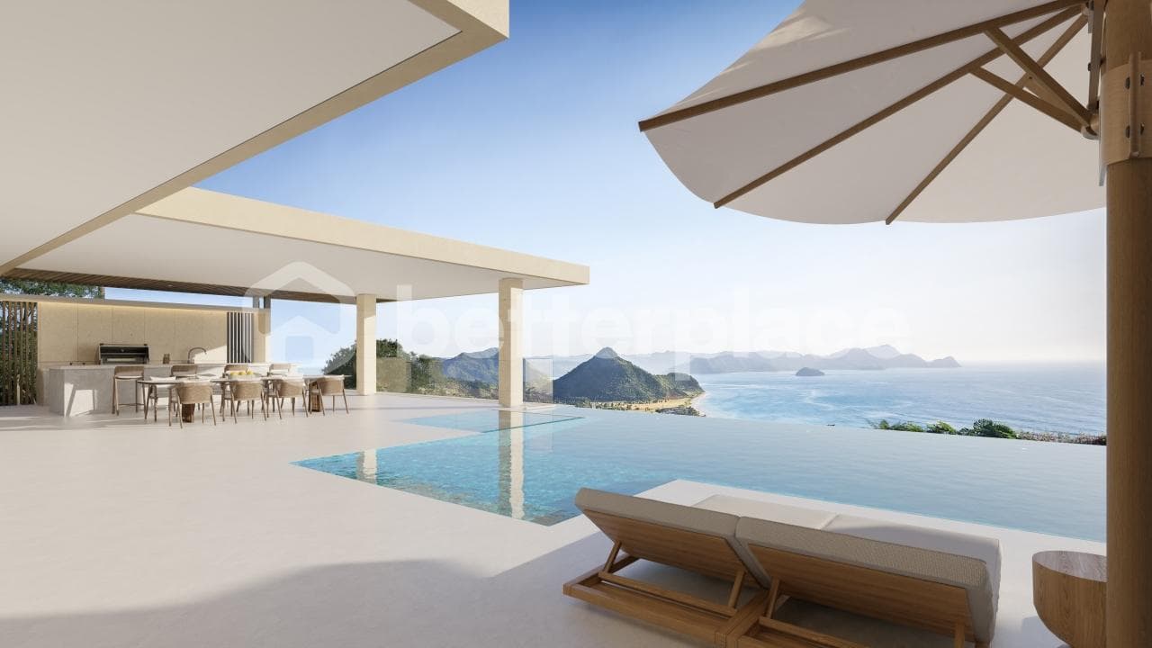 A Masterpiece of Contemporary Island Architecture Offering Unparalleled Privacy 4-Bed Villa, Endless Ocean Views, and Refined Tropical Elegance
