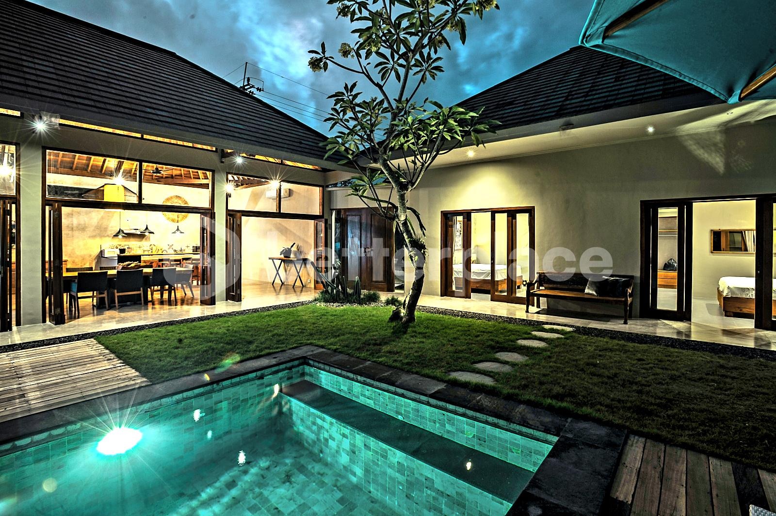 Twin-Pavilion Retreat in Peaceful Cepaka — Master Suite, Guest Wing, Infinity Edge Pool & Manicured Lawn
