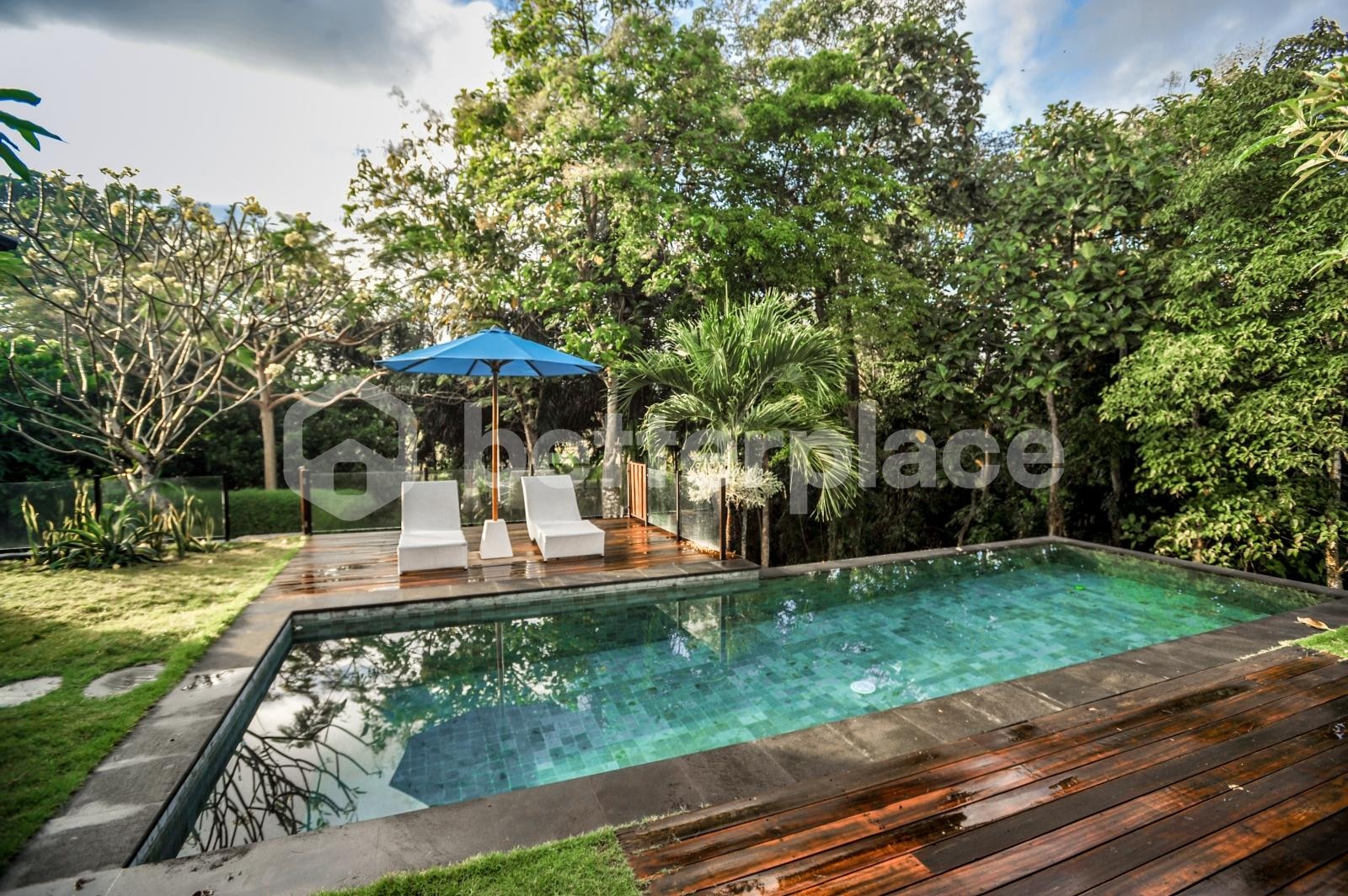 Twin-Pavilion Retreat in Peaceful Cepaka — Master Suite, Guest Wing, Infinity Edge Pool & Manicured Lawn