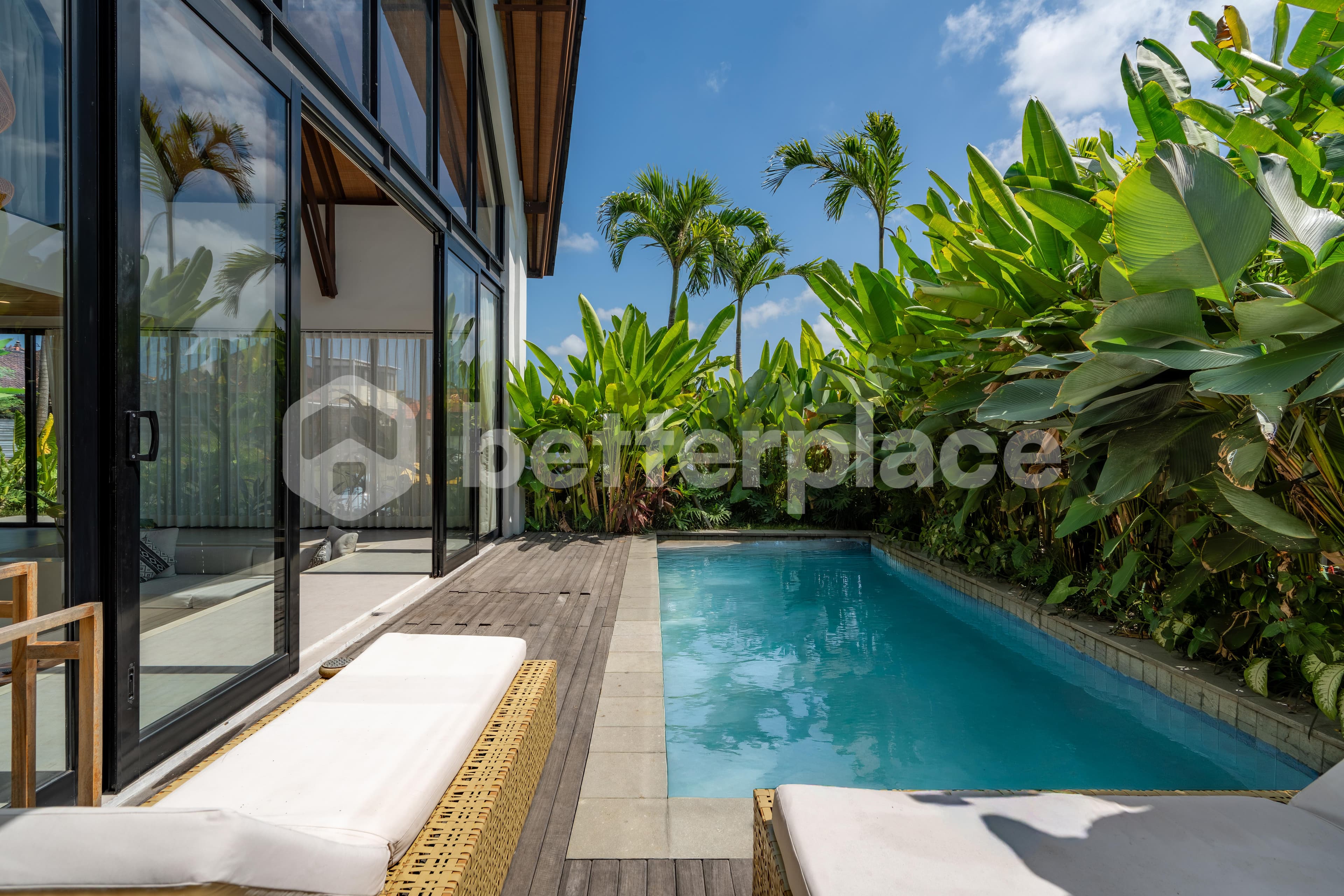 Tropical Glass Retreat — 2BR Leasehold Villa in Kerobokan