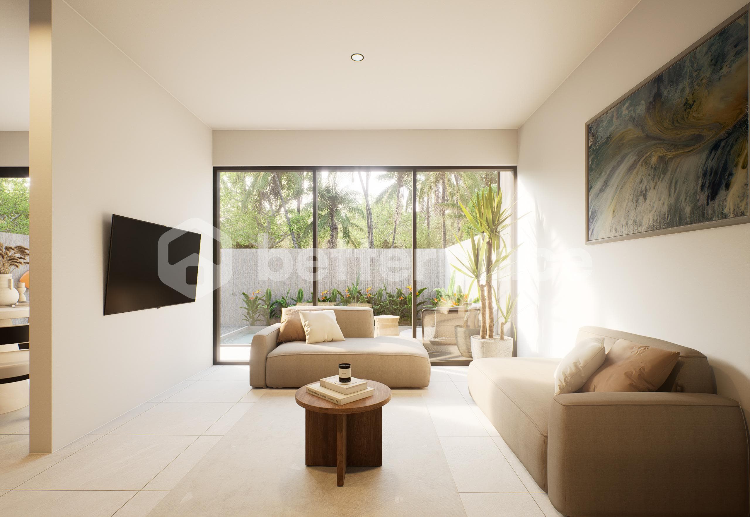Contemporary Modern Villa in Balangan – Stylish 2 Bedroom Retreat Close to the Beach