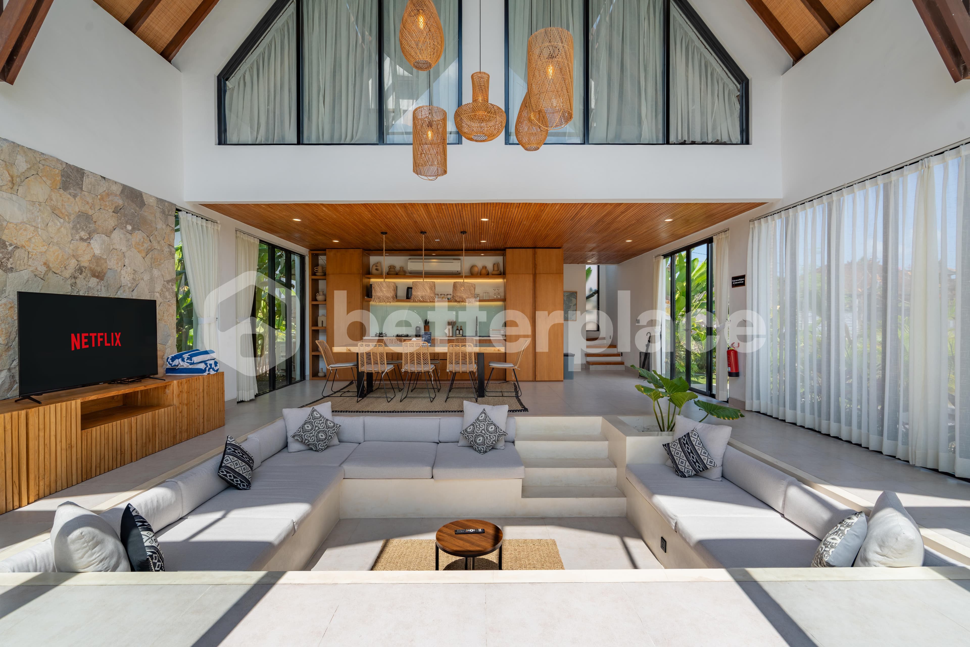 Tropical Glass Retreat — 2BR Leasehold Villa in Kerobokan
