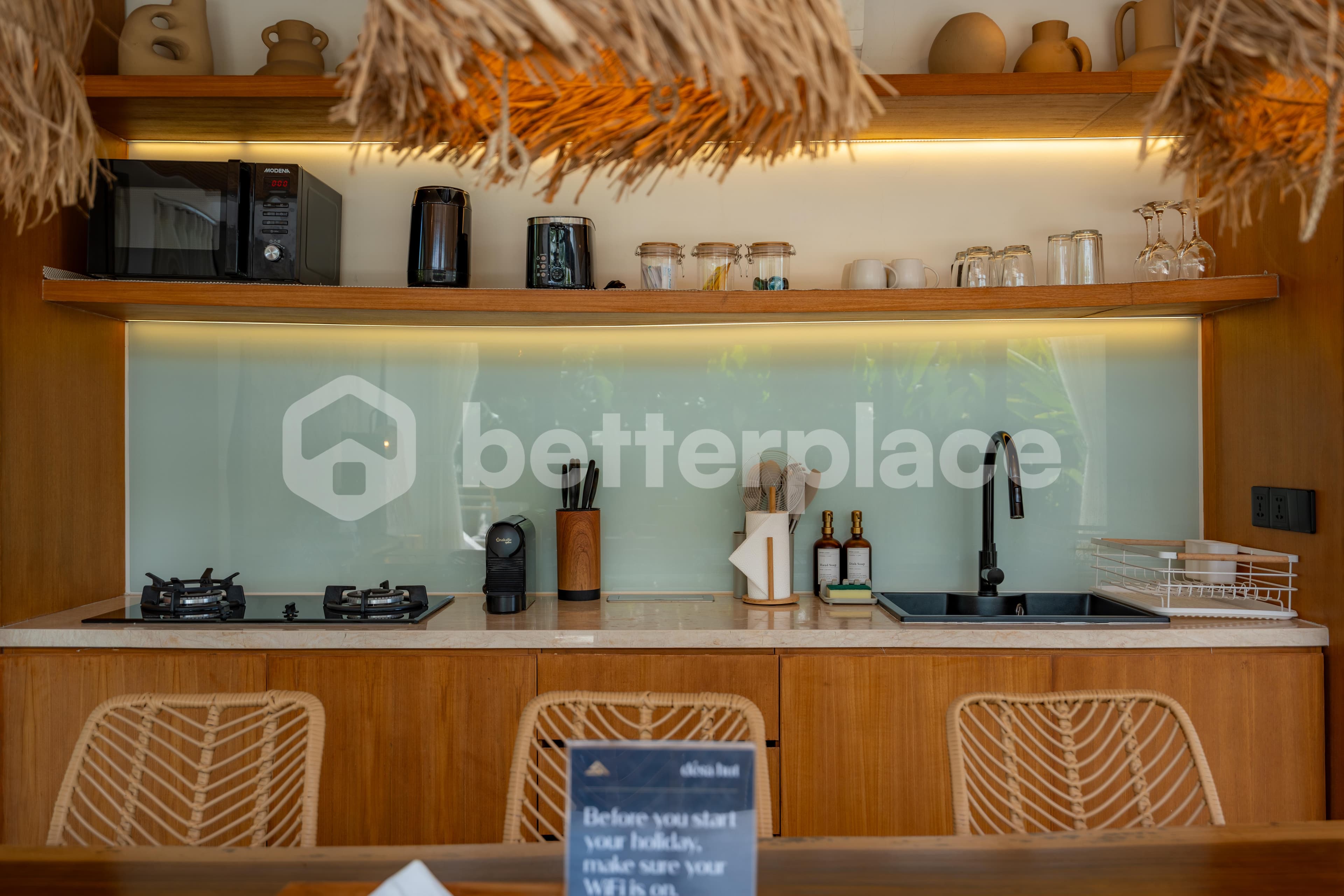 Tropical Glass Retreat — 2BR Leasehold Villa in Kerobokan
