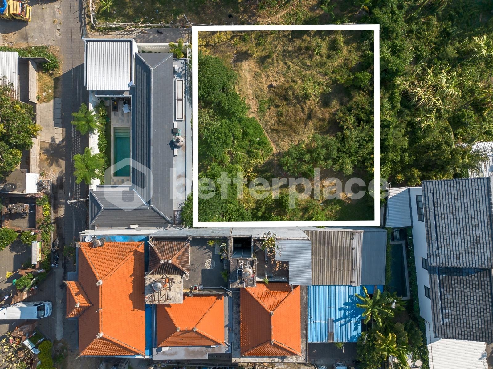 Highly Strategic Sanur Leasehold Land Investment with 265 sqm Plot, Only 10 Minutes to Sanur Beach, Close to Restaurants & Local Market