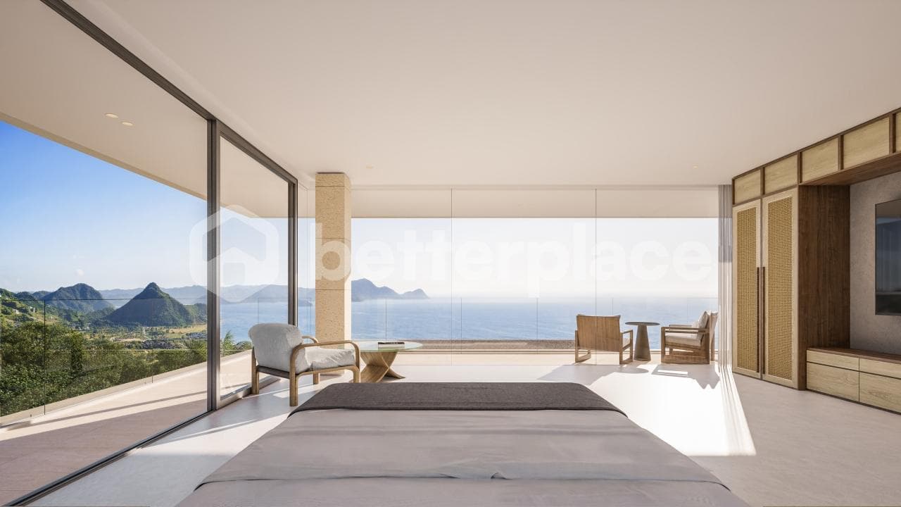 A Masterpiece of Contemporary Island Architecture Offering Unparalleled Privacy 4-Bed Villa, Endless Ocean Views, and Refined Tropical Elegance