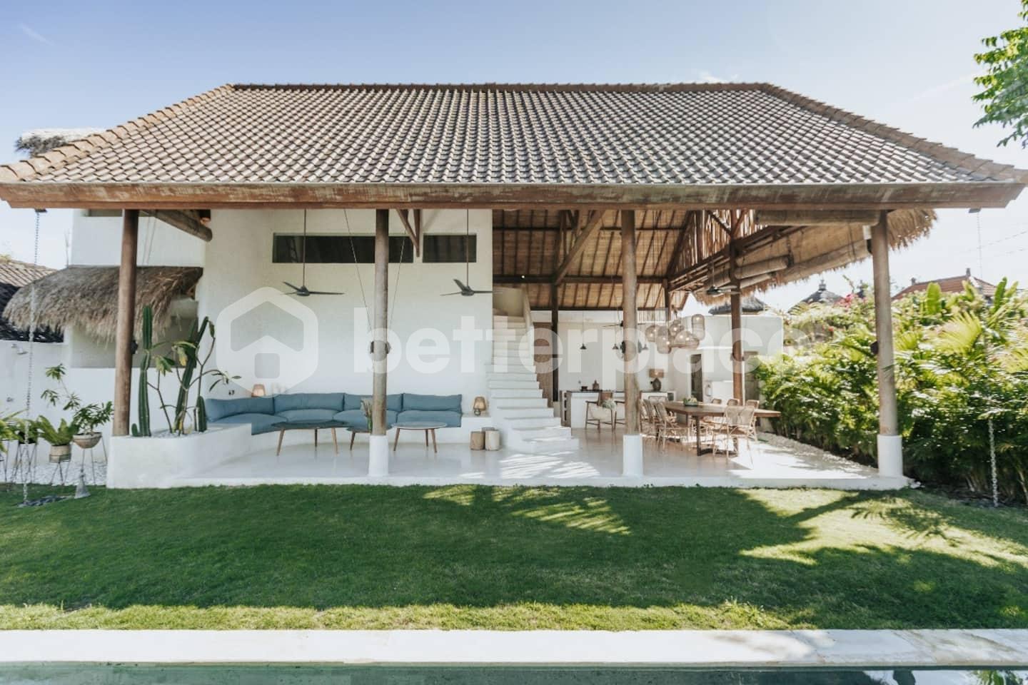 Freehold 4 Bedroom Seseh Villa Just 2 Minutes from the Beach – A Refined Investment Opportunity