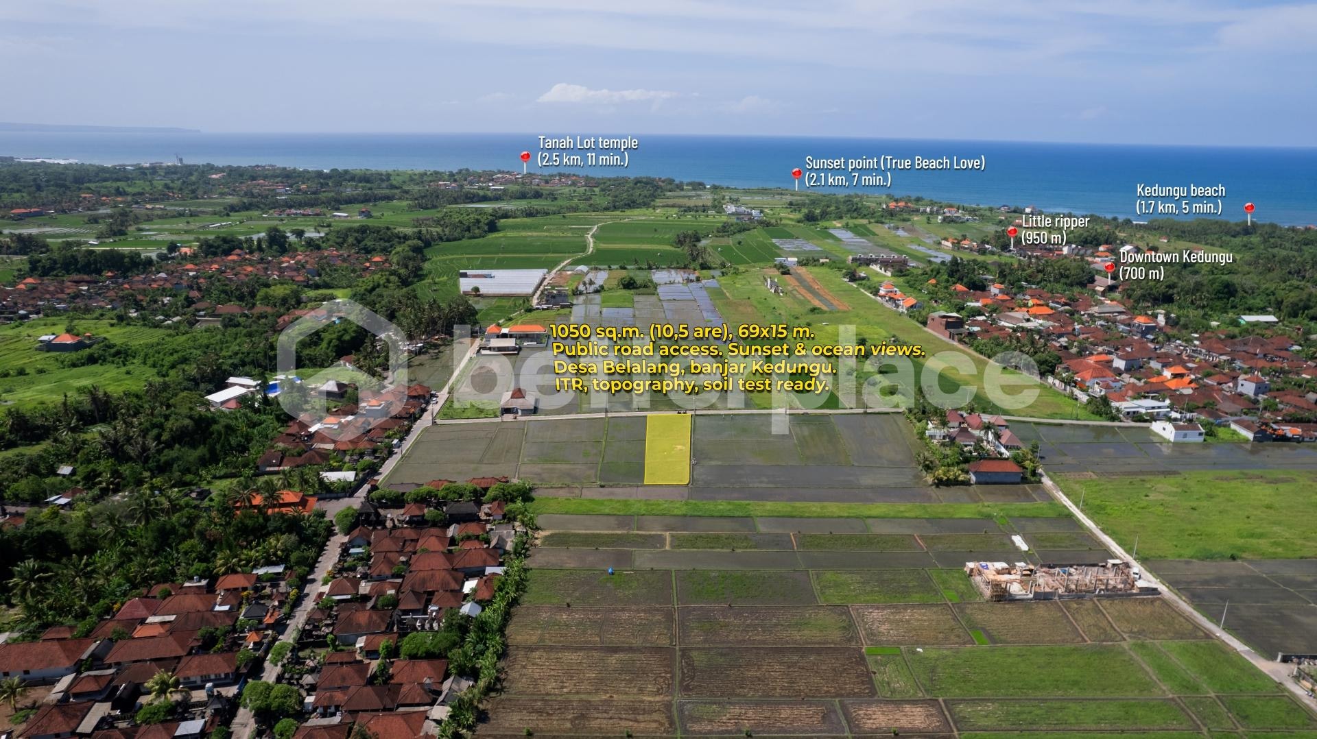 Save Months, Save Millions — Kedungu Parcel with Solid Foundations Already Built and Permits Prepared
