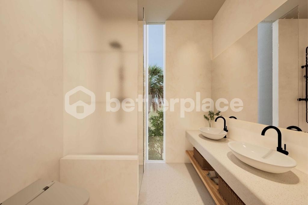 Elegant Contemporary 2-Bed Villa Minutes from Batu Bolong Beach – A Turnkey Bali Sanctuary with Premium Furnishings and Rooftop Oasis