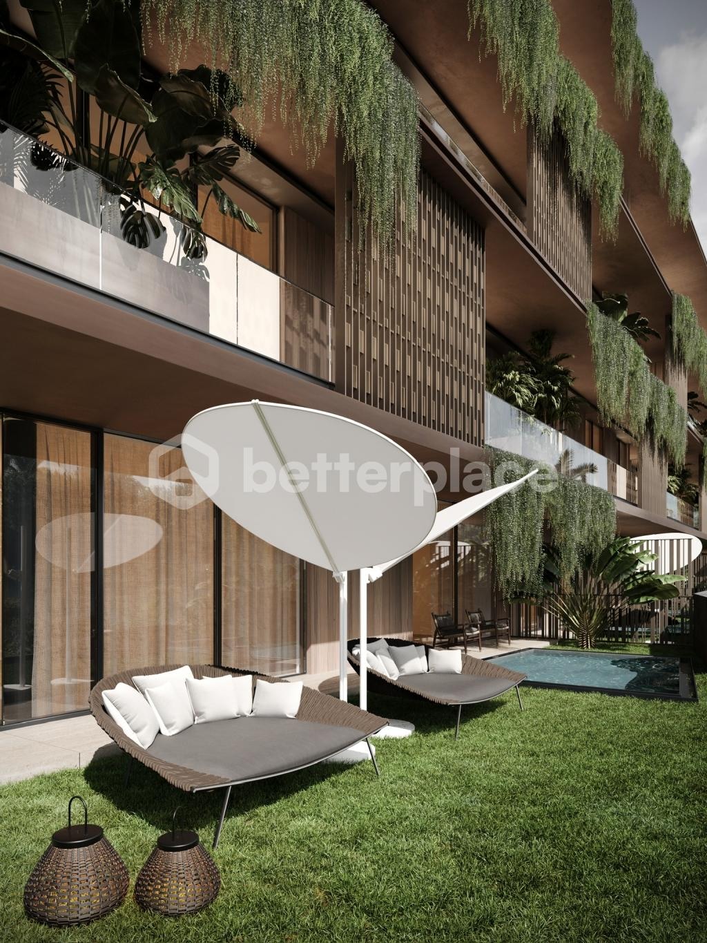 Live the High Life: Elegant and Furnished Leasehold 1-Bed Ocean View in Canggu – Lima Beach