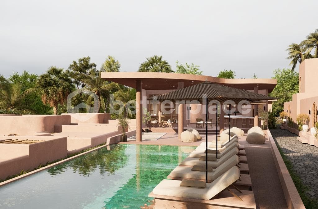 Discover Elevated Coastal Living in a Modern Moroccan 1-Bed Villa with Private Pool, Steps from the Pristine Shores of Kuta Lombok