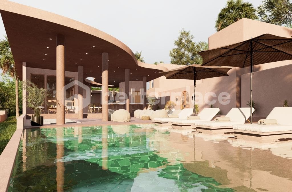 Discover Elevated Coastal Living in a Modern Moroccan 1-Bed Villa with Private Pool, Steps from the Pristine Shores of Kuta Lombok
