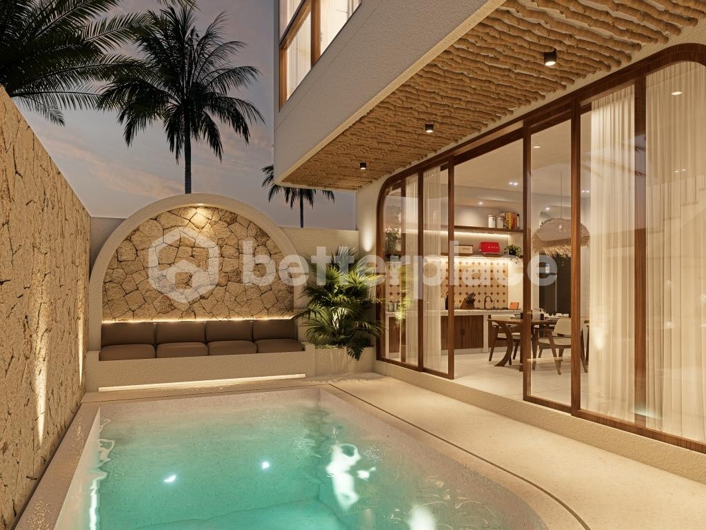 Elegant Contemporary 2-Bed Villa Minutes from Batu Bolong Beach – A Turnkey Bali Sanctuary with Premium Furnishings and Rooftop Oasis