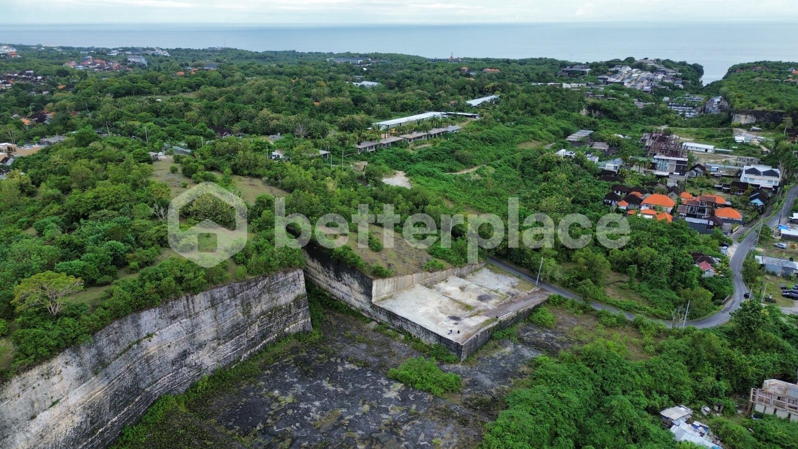 Elevated Ungasan Land — 1,409 sqm Leasehold with Achievable Ocean Views, Ten Minutes from Melasti Beach