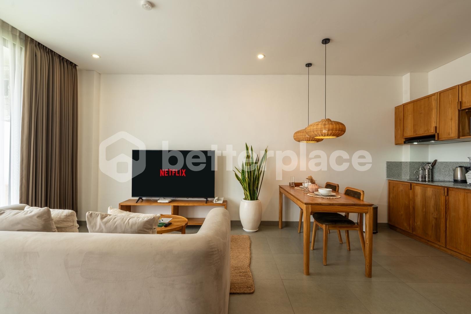 Modern Design One Bedroom Apartment in Berawa